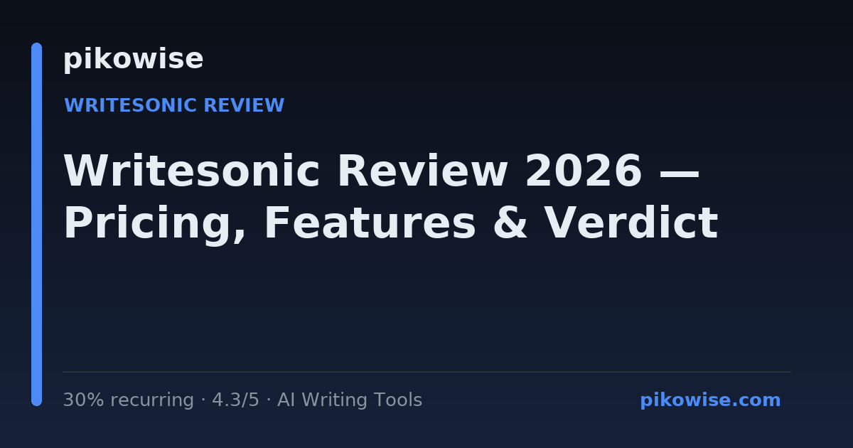 Writesonic review
